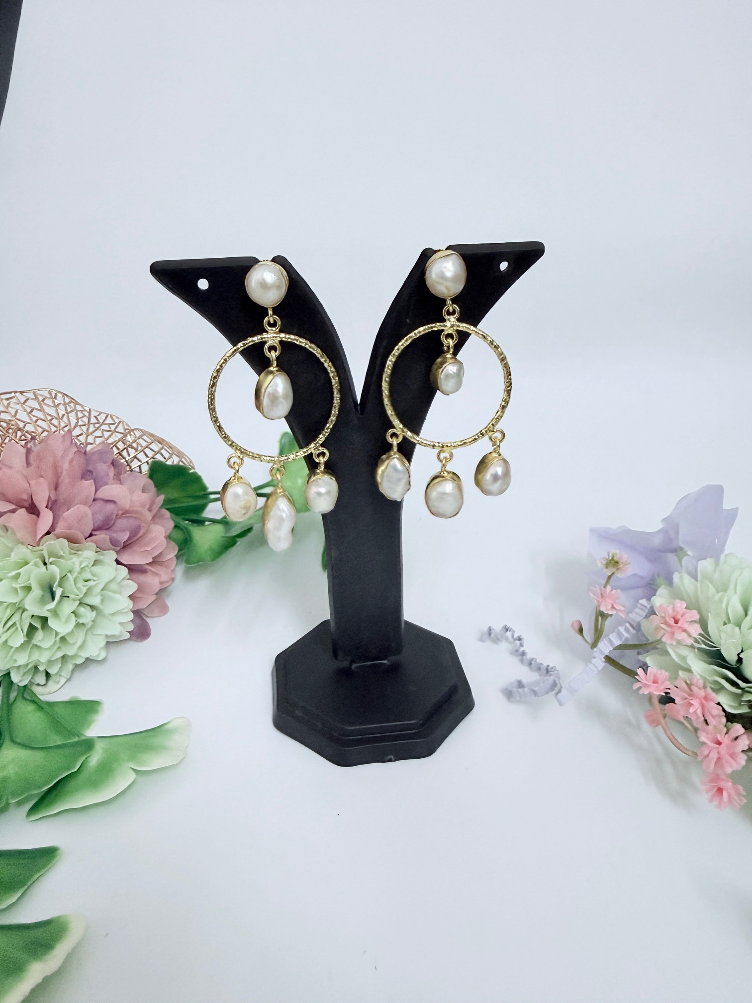 DANGLERS WITH FRESH WATER PEARLS - Image 3