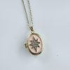 Vintage Blush Star Locket