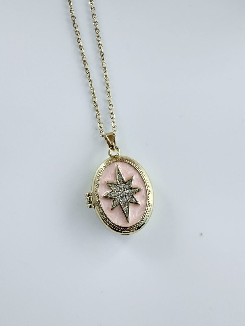 Opening Star Locket Vintage Blush Star Locket – The Jewel Boxes